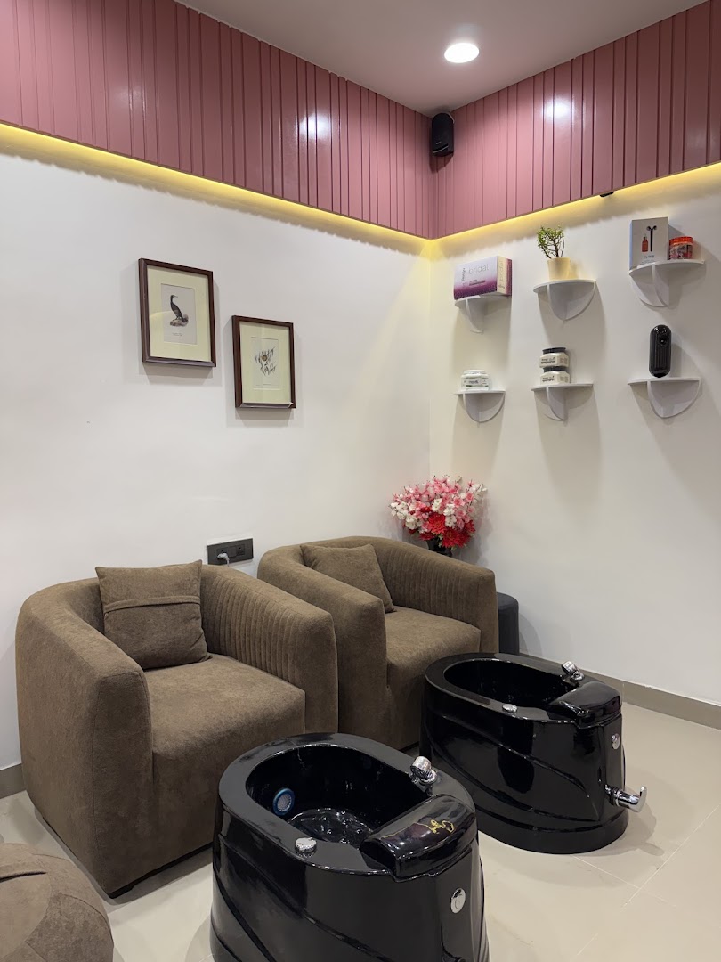 At the salon